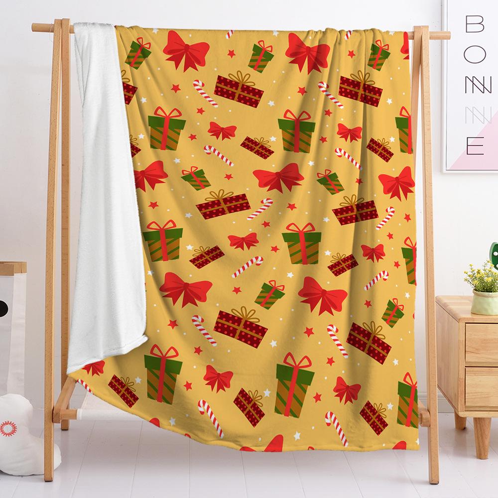 Christmas Blanket Flannel Blanket Gift Snowman Blanket Spring And Autumn