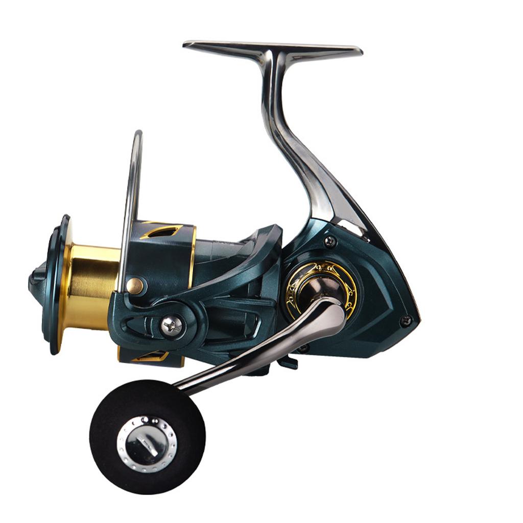5.2:1 Spinning Reel CNC Metal Arm 3+1 BB Fishing Reel for Freshwater Saltwater Fishing SA2000