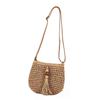 Handwoven Straw Crossbody Bag, Women's Vacation Beach Shoulder Purse