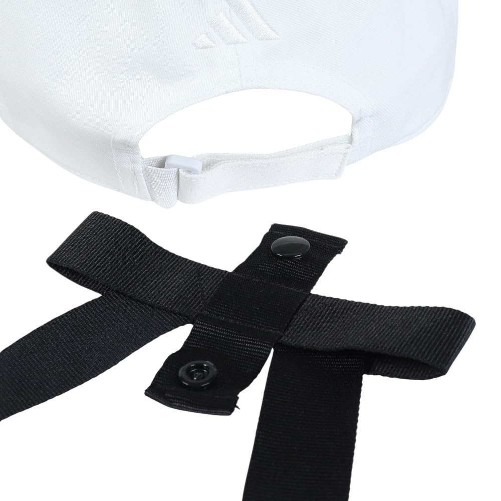 [Adidas Golf] Golf Cap Three Stripes Ribbon Cap Women's White Free Size