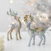 1pc Christmas Reindeer Simulation Deer Decoration Ornament For Xmas Tree Party
