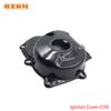 For KAWASAKI KX450 KX450X KX450SR Motorcycle Engine Case Crash Protection Carbon Fiber Clutch Cover-CC36 And Ignition Cover-Cl39