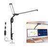 Adjustable Double Head LED Clamp Lamp, Eye Care Study Light With 10 Brightness Setting Office Bedroom Enhances Light