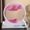 12 inch 3D nisip mișcătoare clepsidra de mare adâncime nisip imagine artă rotundă artizanat din sticlă care curge nisip pictură living decor acasă