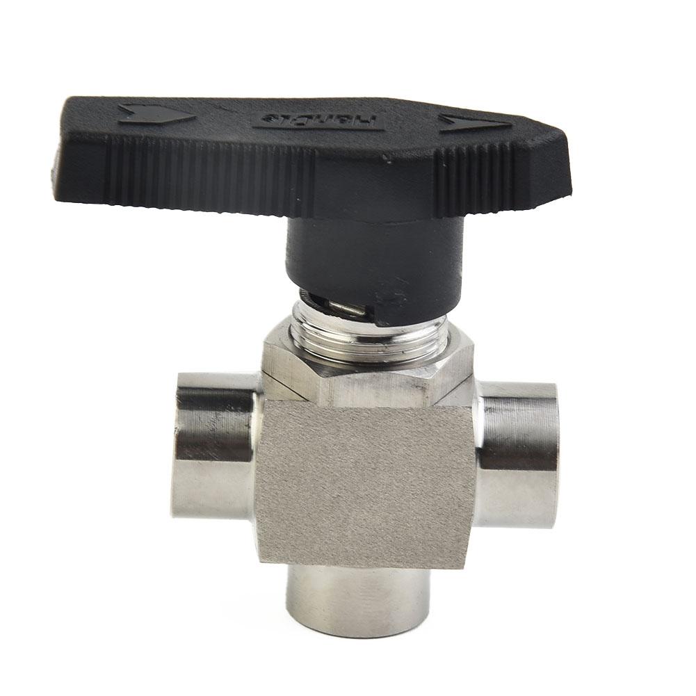 304 Stainless Steel Ball Valve BSPP G1/2 High Pressure