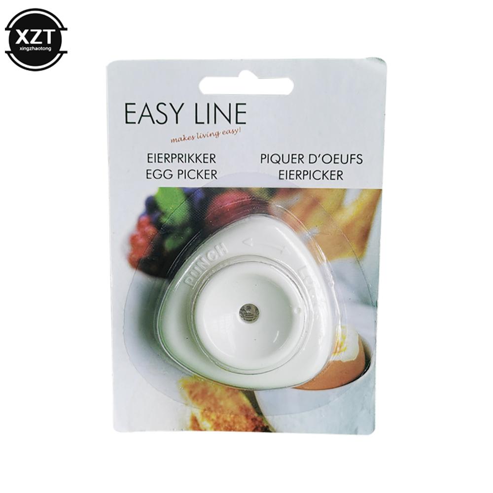 

1pc Egg Opener Tool Egg Hole Puncher Semi-Automatic Egg Shell Pinhole Beater Egg Piercer Pricker Divider Kitchen Gadget Egg Tool білий