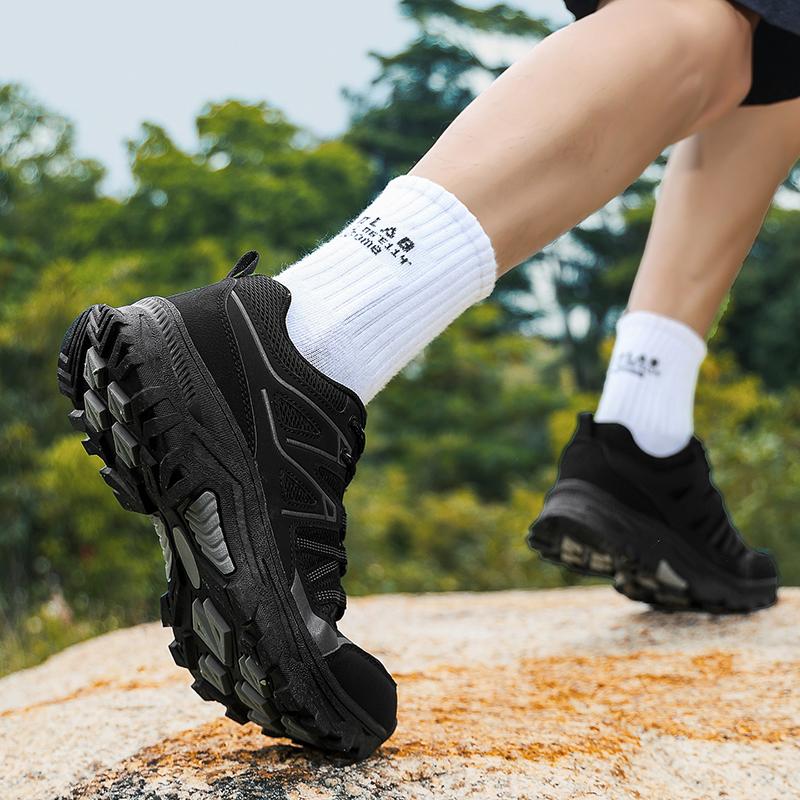New Outdoor Men'S Hiking Shoes Mesh Breathable Sports Shoes Off-Road Camping Hiking Shoes Suitable For Spring And Autumn Seasons