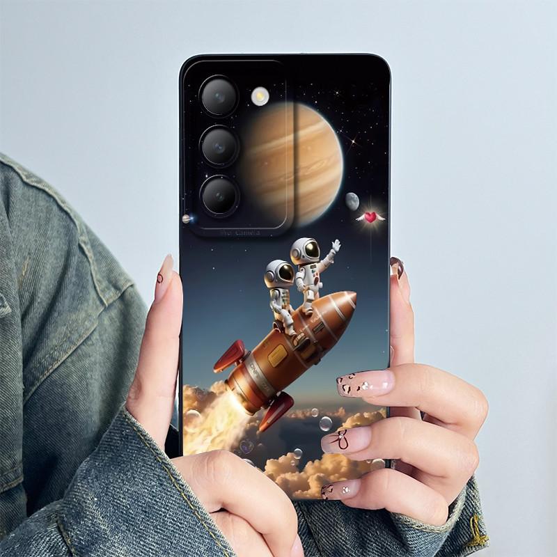 Für Vivo V30 Lite 4G / V40 SE 5G / V30 SE 5G Handyhülle Hülle Weiches Silikon Süß Bemalt Schön Bedruckt Schutz-Rückseite