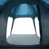 5 Person Camping Tent with Awning Blue Waterproof