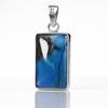 24 Ct Natural Multicolor Opal 925 Sterling Silver Emerald Pendant Gemstone Jewelry Gift