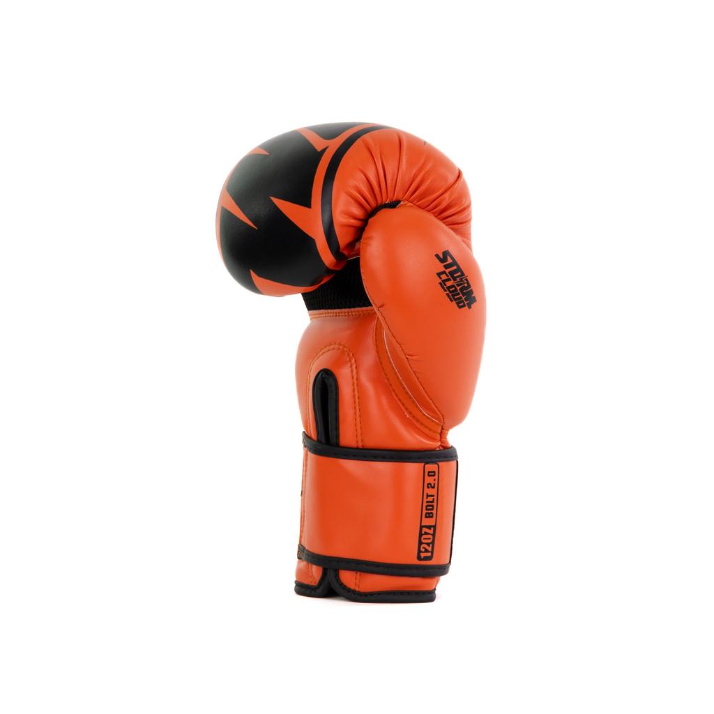 StormCloud Bolt 2.0 Neónově oranžové boxerské rukavice 16oz