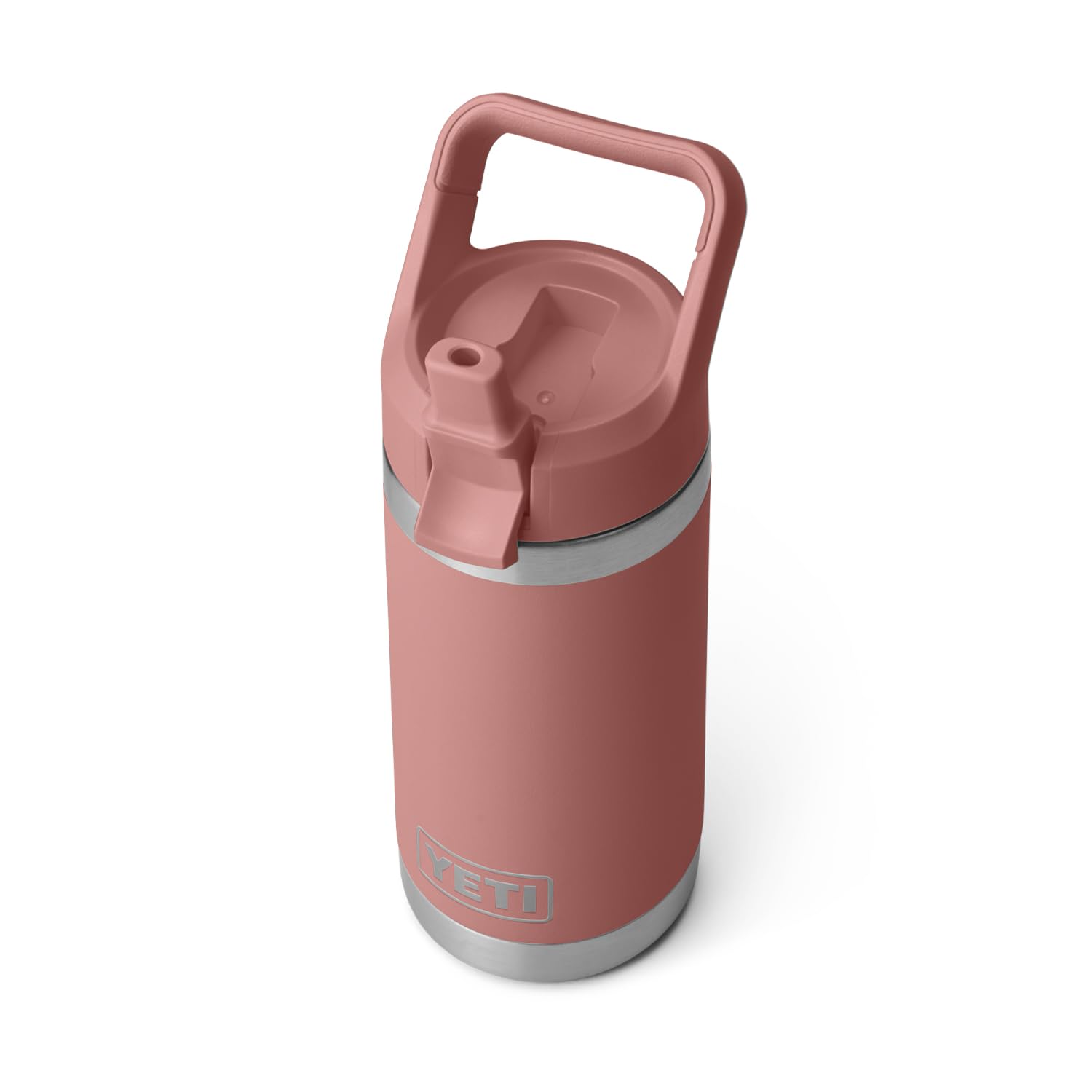 

YETI Rambler Jr. 12 oz. Kids Bottle with Straw Cap, Sandstone Pink