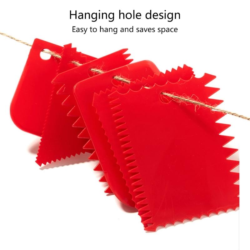 6PCS Plastic Scraper Set Glues Spreader For Smooth Application Of Clay Plaster Adhesive And Craft Materials