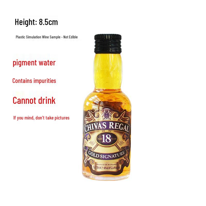 Godlike Dad Birthday Cake Decor: Mini Liquor Bottle Figurine and Plastic Drink Companion Accessories