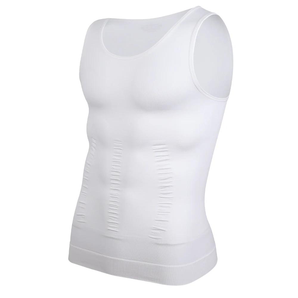 Men Compression Shirt for Body Shaper Slimming Vest Tight Tummy Underwear Tank Top