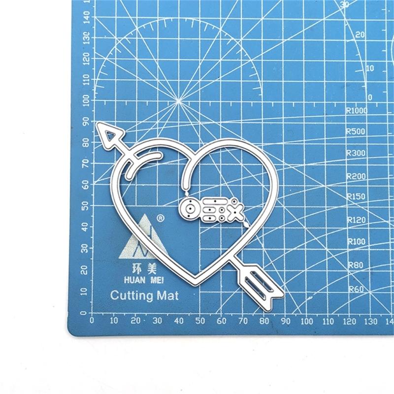 Metal Die Cuts Happy Valentine's Day Cutting Dies Cut Stencils for DIY Scrapbooking Paper Album Photo Decorations