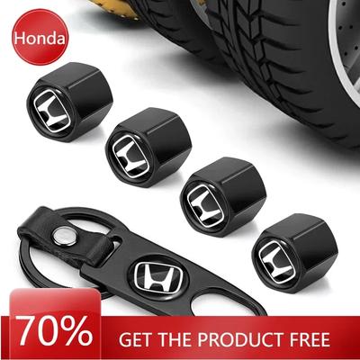 Car Hot XR Car Keychain Tire Valve Cap Car Styling Accessories for Honda Mugen Power TypeR Jazz City Civic Inspire Accord FIT