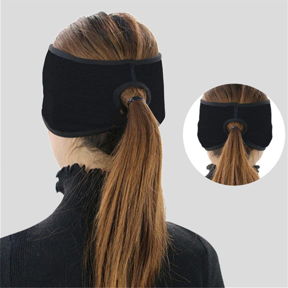 1PC Ear Warmer Running Headbands Winter Windproof Ponytail Headbands Head Wraps Sport Earmuff for Women Outdoor Sports