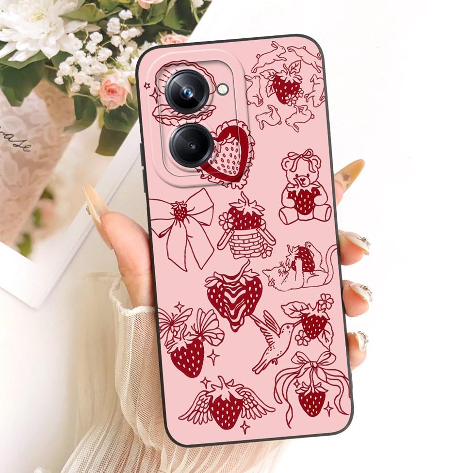 For Realme RMX3661 RMX3663 Casing For Realme 10 Pro 5G Cover Fashion Cartoon Funny Painted Silicone Case For Real me 10 Pro 5G