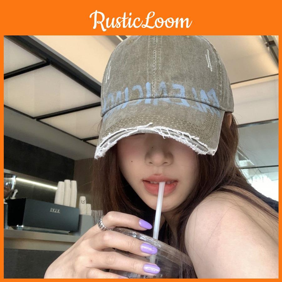 Retro Distressed Washed Baseball Cap For Summer Cotton Sun Hat For Men Women And