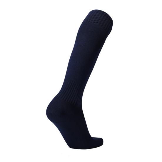 Solid Color Teenager Adult Football Soccer Training Men Sports High Tube Socks