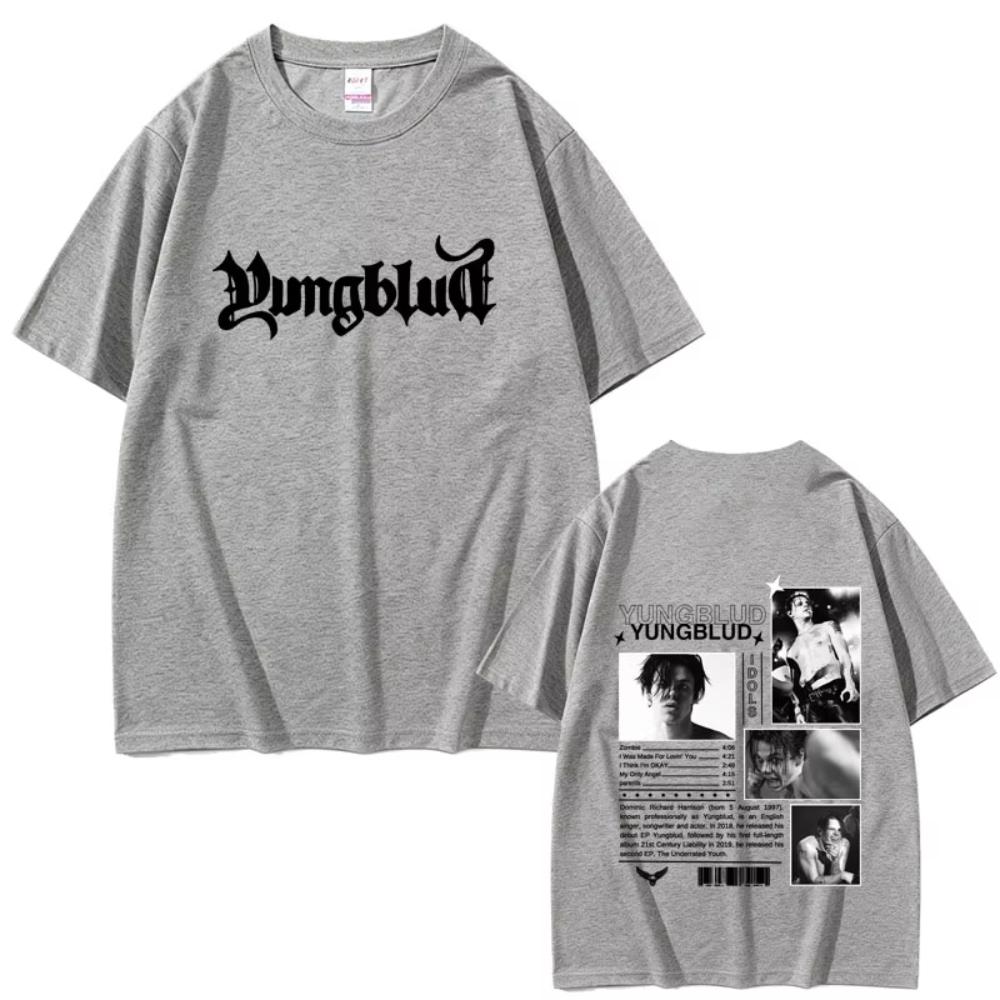 Yungblud IDOLS Tour 2025 Graphic T-shirts Men Women Fashion Hip Hop Gothic Streetwear Male Casual Soft Cotton Oversized T Shirts