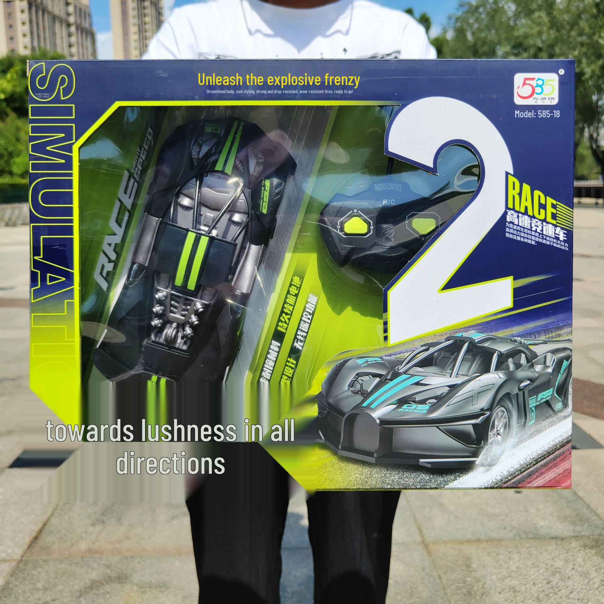 

Двухканальный пульт управления Гоночный автомобиль F1 1:18 - Детская игрушка, Подарочная коробка, Гоночная машина-симулятор для мальчика, Набор в учебное заведение