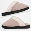 Fashion Slip On Platform Fur Slippers for Women Fashion Mix Color Furry House Cotton Slides Woman Light Non Slip Cotton Slippers Female