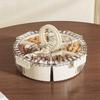 Portable Rotating 7-Compartment Snack & Fruit Box