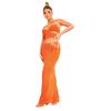 Missy Empire Womens/Ladies Crochet Cut Out Slim Maxi Skirt