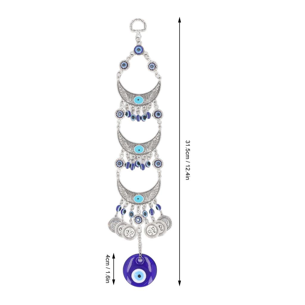 Evil Eye Hanging Decoration Evil Eye Moon Wall Hanging Ornament for Home and Office