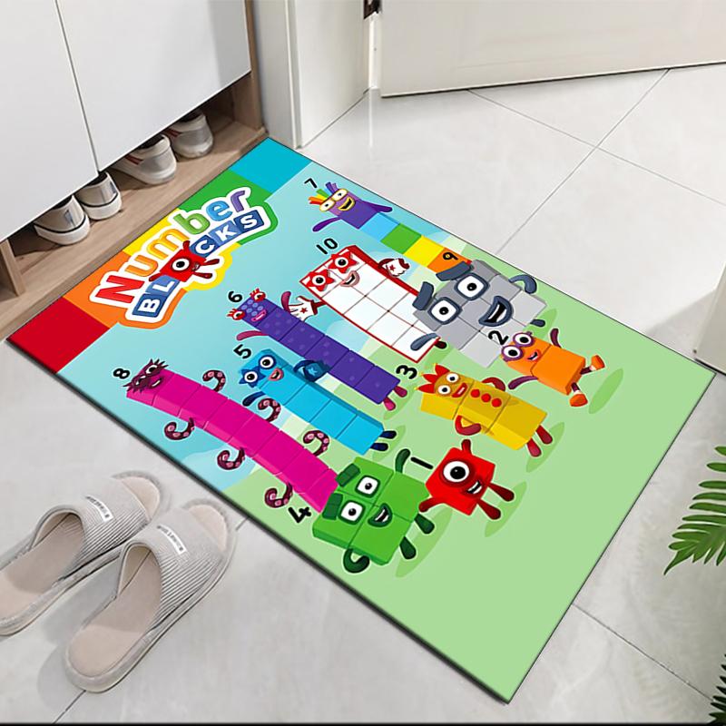Tappeto Stampato Numberblocks, per Sedia da Ufficio Soggiorno Camera da Letto Cucina Decorazioni Regali.