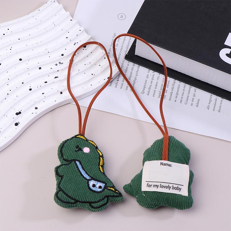 

Кавайный Динозавр Медведь Именной Брелок Мультяшное Животное Брелок Потерянный Держатель Ключей Для Детской Школьной Сумки Подвеска Детские Подарки зелёный