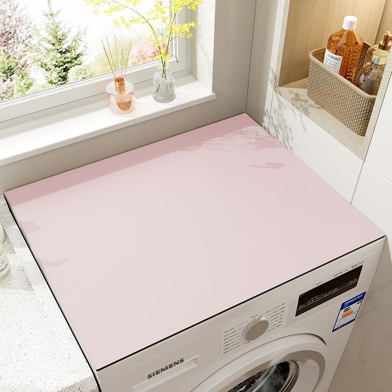 Washer and Dryer Covers Protector Mat Diatomaceous Anti-Slip Washing Machine Top Dust-Proof Cover Quick Washer Top Protector