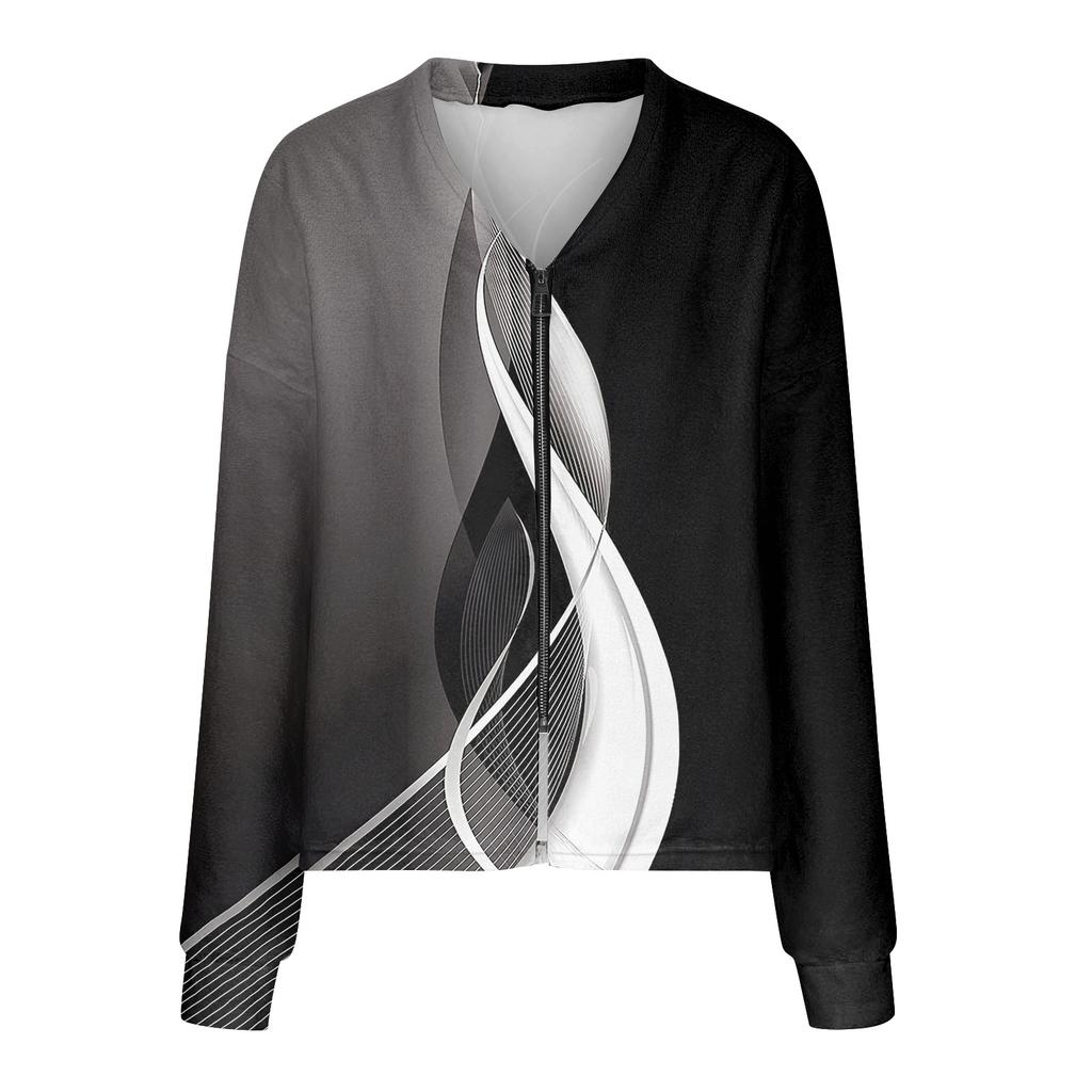 Womens Zip Up Sweaters Sweatshirts Long Sleeve Oversized Jackets Soft Casual Loose Tunic Tops