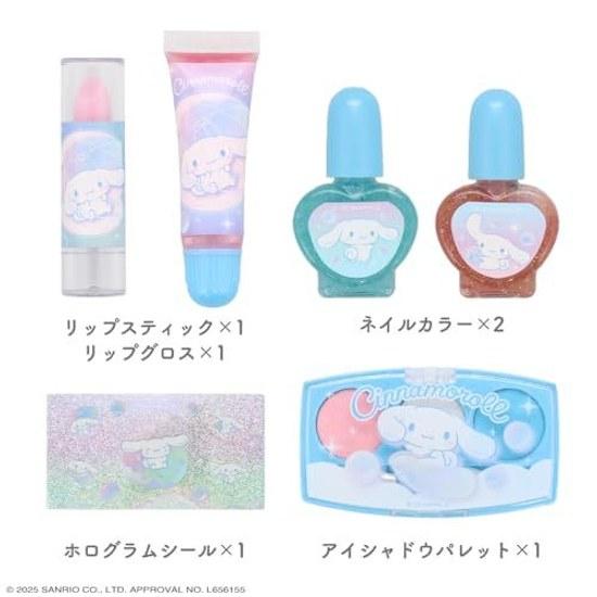 Shobido Keshido Sanrio Kira Makeup Set (Cinnamoroll) Washable Kids Cosmetics CM43884