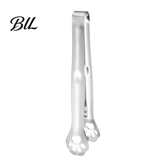Sugar Cube Tongs Ice Clamp Cat Claw Stainless Steel Rust Resistant Clip Kitchen Baking Utensils for Barbecue Bread Cubes