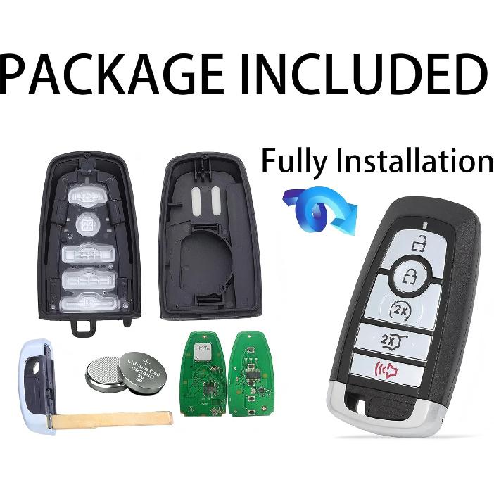 Smart Key Fob for Ford Expedition 2024-2025, Alliskeys Proximity Key Fob Replacement for Ford Expedition 2024-2025 M3N-A108397 PL1T-15K601-GA