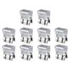 1-10Pcs Detachable Anti Sliding Trouser Clip No Sew Invisible Pants Leg Fixing Buckle DIY Portable Sewing Craft Clothing Clips
