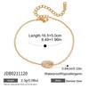 Quiet Chic Animal Resort Style 18K Gold Stainless Steel Zircon Ocean-Style Women's Bracelet Light Luxury High-End Cross-Border