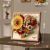 Blooming Series 3D Eternal Flower Photo Frame Toy and Desktop Ornament - Teacher's Day Gift