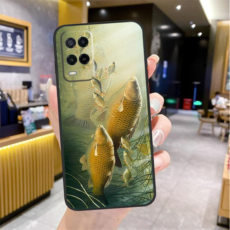 Chub Carp Fish Case For Oppo A5 Pro A15 A17 A57 A77 A60 A80 A40 A18 A38 A58 A78 A98 A96 A76 A16 A94 A74 A54
