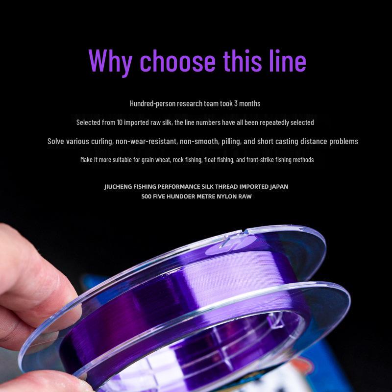 Valley Wheat High-Tensile Anti-Curl Fishing Line – Abrasion-Resistant Sliding Float Pre-Line for Isome Fishing