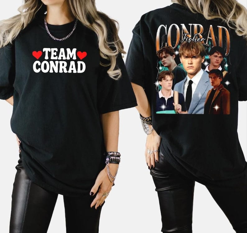 Team Conrad Bootleg Comfort Colors Shirt Conrad Fisher TShirt The Summer Turned Pretty Shirt Cousins Beach Tee Movie Y2k Tee