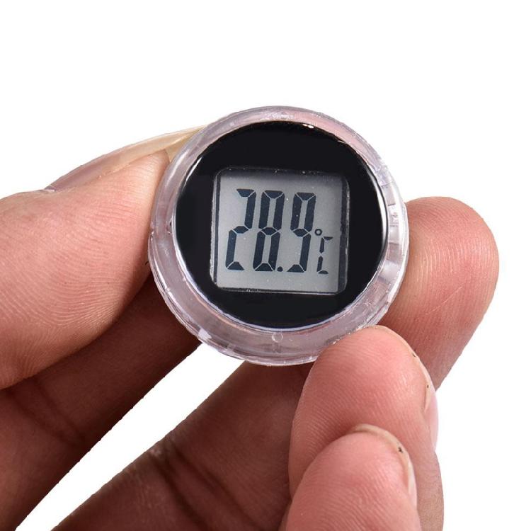 Motocyklový držák na řídítka Hodiny Číselník Měřič Teploměr Teplotní ukazatel