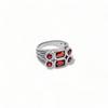 Natural Amethyst 925 Sterling Silver Ring - Gemstone Statement Jewelry