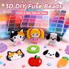 2.6Mm 720012000Pcs 3D Pixel Puzzle Iron Beads For Kids Melting Beads Hama Beads Diy High Quality Handmade Gift Toy Fuse Beads