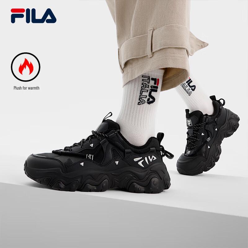 FILA Women s Plush Lined Cat Claw Chunky Winter Sneakers 6.5
