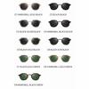 2025 Retro Steampunk Sunglass New Small Square Polarized Sun Glasses For Man Woman Metal Frame Eyewear Oculos De Sol UV400