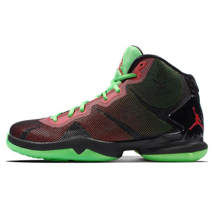 New Jordan Super.Fly 4 Black/Gym Red Green Pls Infrared 23 768929-006